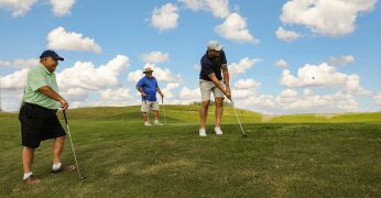 Golfers in Palacios