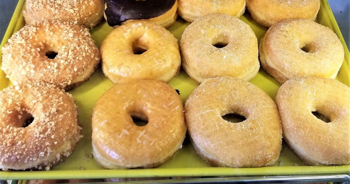 restaurants-donut-palace-3-min assorted donuts on a tray