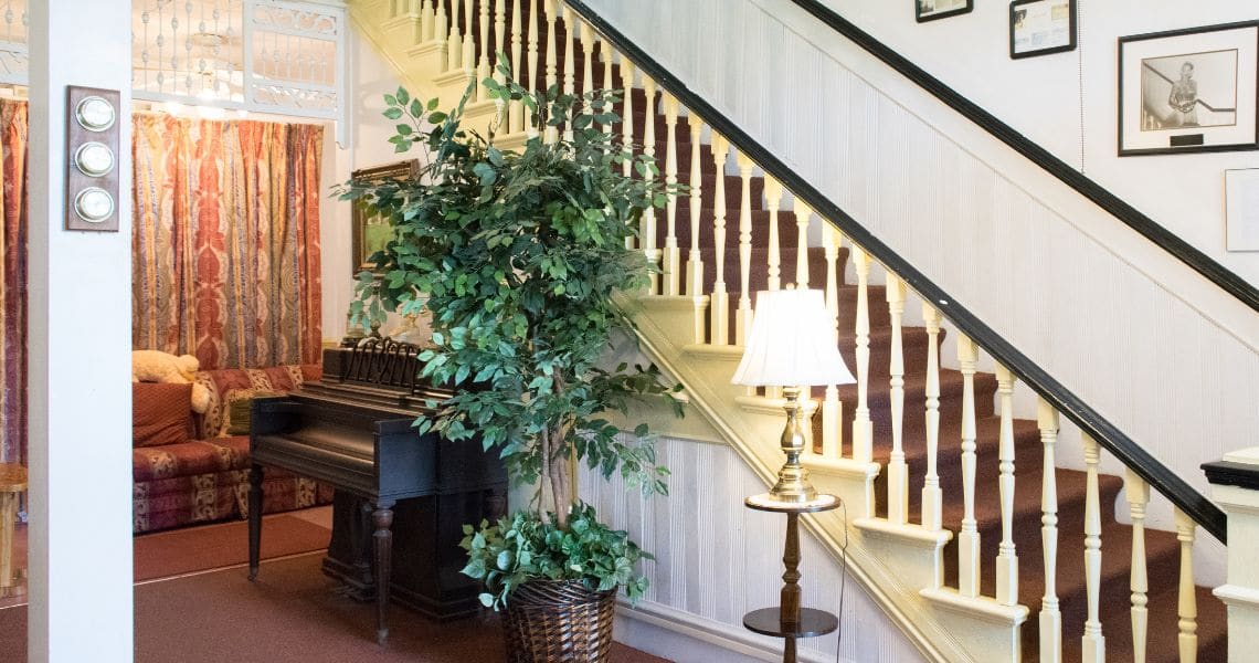 the historic luther hotel in palacios-staircase-inside view-2-min Inside the Luther Hotel