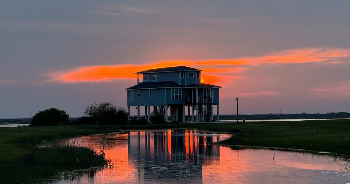 discover why palacios, tx, is the perfect winter escape-house sunset-3